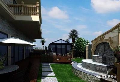 自然之韵 欧式别墅室内外石材装饰工程案例解析